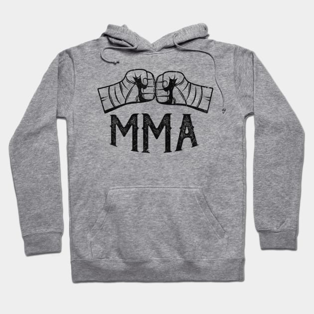 MMA Fists Hoodie by Foxxy Merch